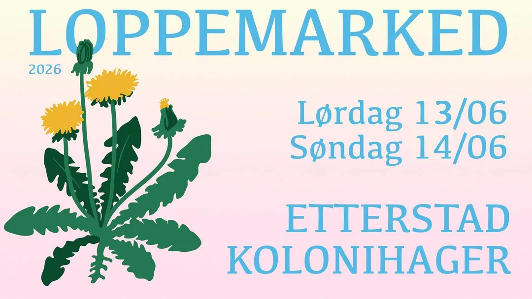 loppemarkedplakat
